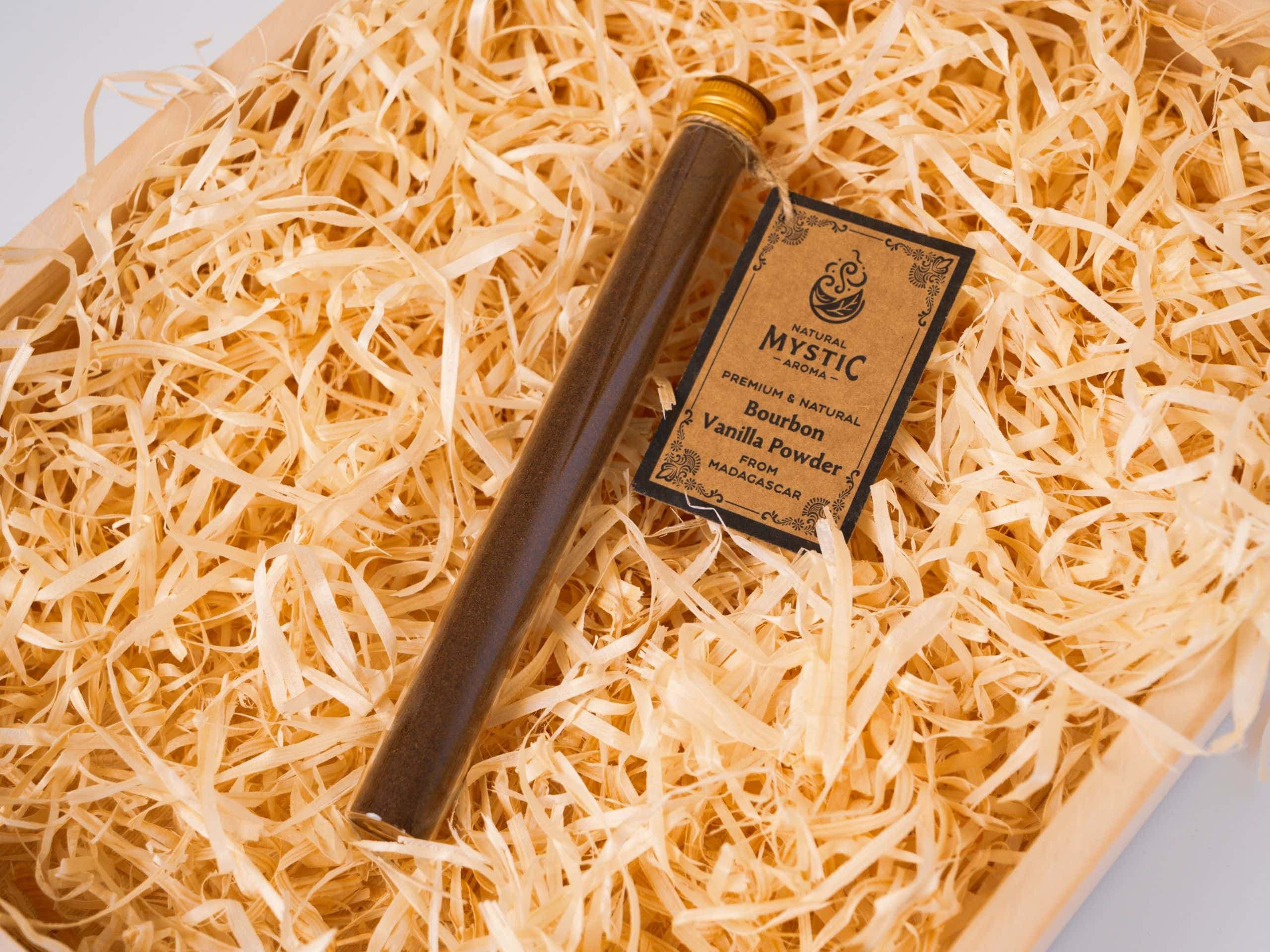 Bourbon Vanilla Powder – Madagascar – 20 g (Premium Ground Vanilla in Glass Tube)