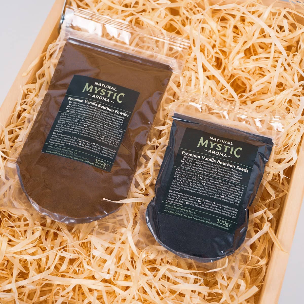 Bourbon Vanilla Set | Powder and Seeds (100g + 100g) – Madagascar