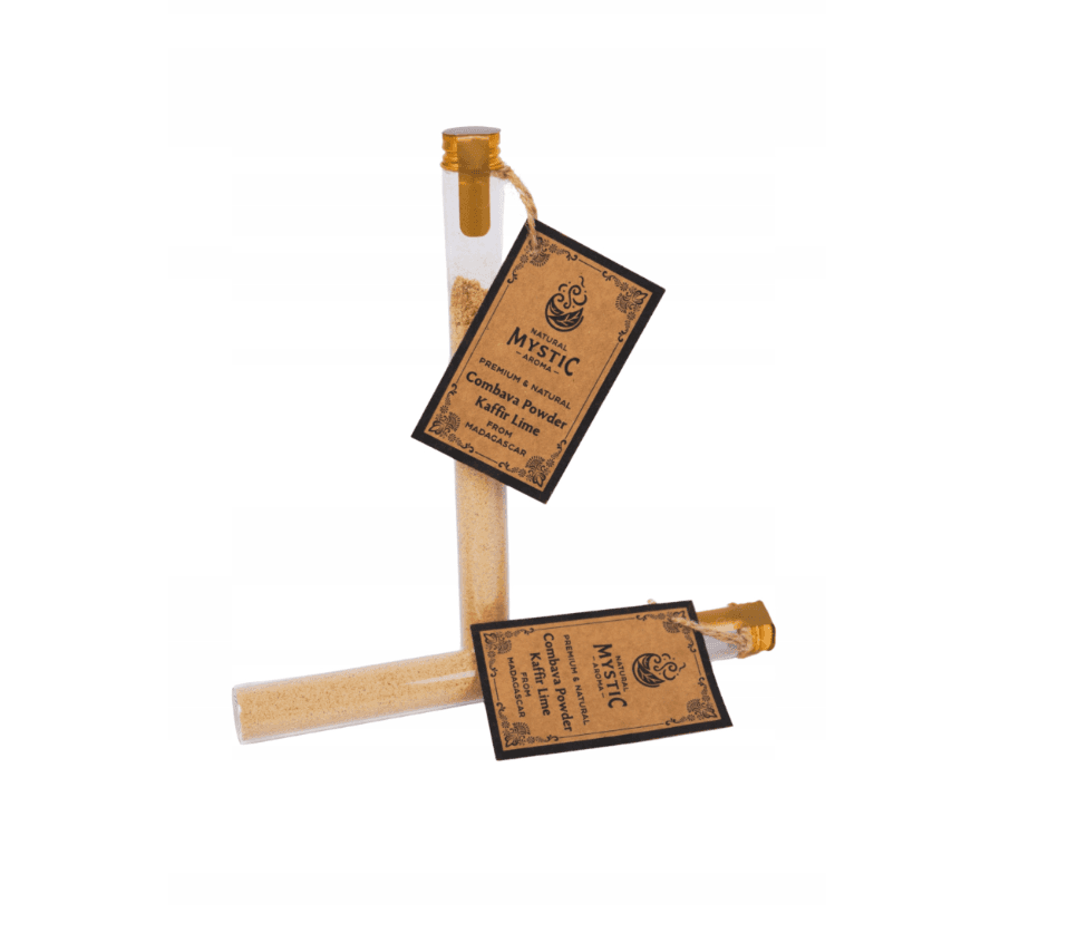 Combava Powder – Kaffir Lime – Madagascar – 20 g (Glass Tube) view 3