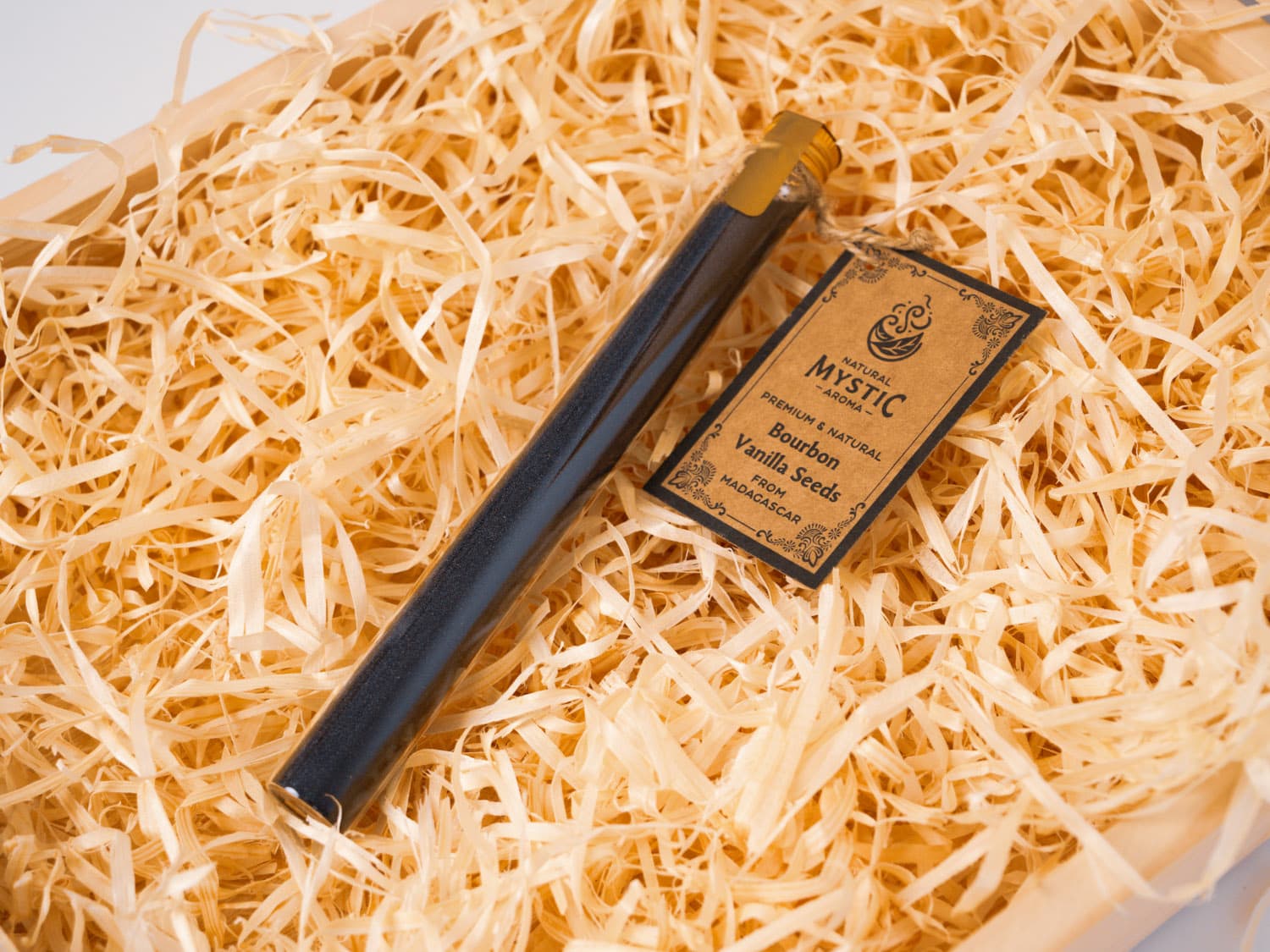 Bourbon Vanilla Seeds – Dry Caviar – Madagascar – 30 g (Premium Glass Tube)