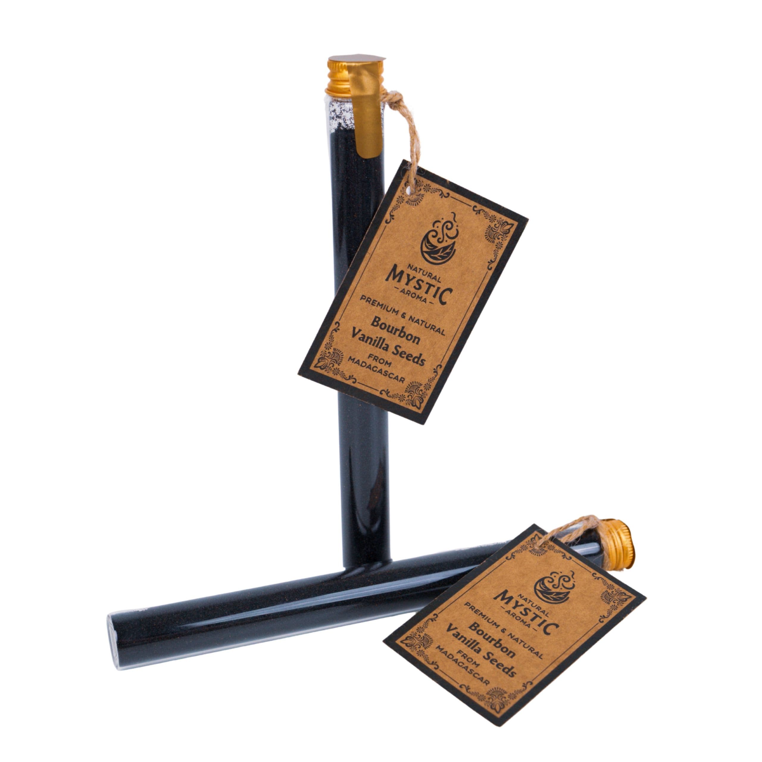 Bourbon Vanilla Seeds – Dry Caviar – Madagascar – 30 g (Premium Glass Tube) view 3